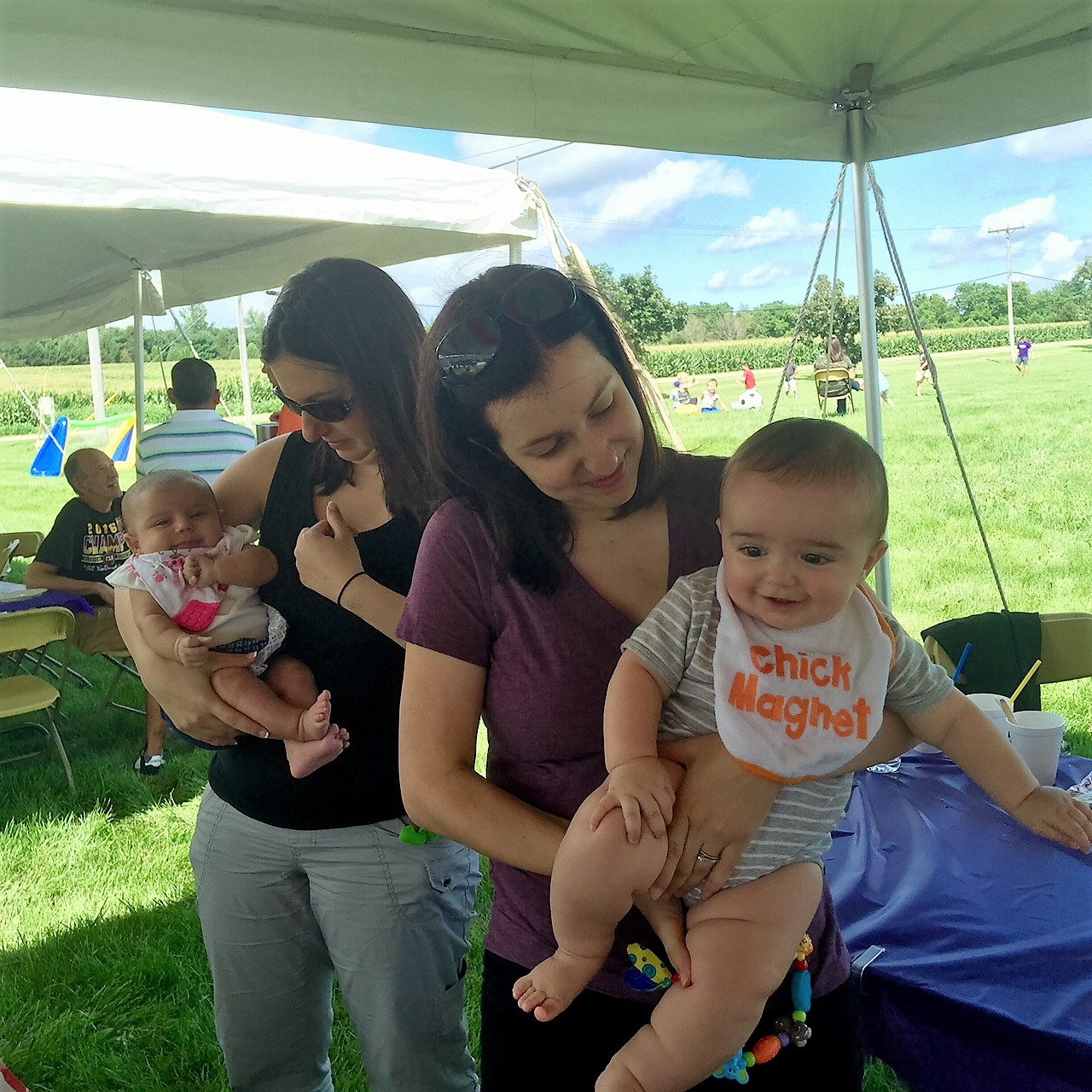 Babies at Picnic